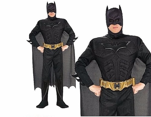 Costume adulto batman deluxe - costume,