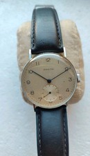 ZENITH INOX SWISS MADE 17 Jewels a carica manuale in acciaio Inox vintage '50 