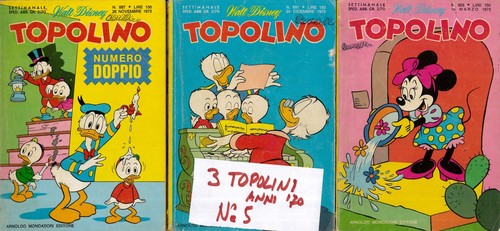 Topolini primi anni settanta - anni,