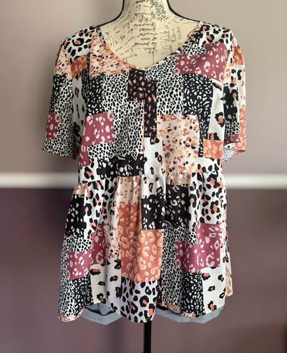 Tunica peplum patchwork - tunica,