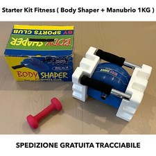 FITNESS STARTER KIT Attrezzo Ginnico Palestra BODY SHAPER + Peso Manubrio 1 KG