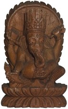Statua ganesh legno - statua,