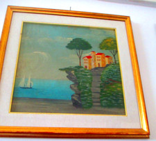 QUADRO NAIF - Formato: In Cornice, VETRO ( 46 x 46 ).   AUTOR - Senza Nome   SOL