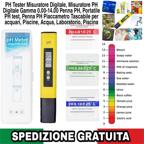 Tester misuratore ph - ph,
