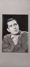 FOTO SU CARTOLINA CANTANTE PERRY COMO ANNI' 40