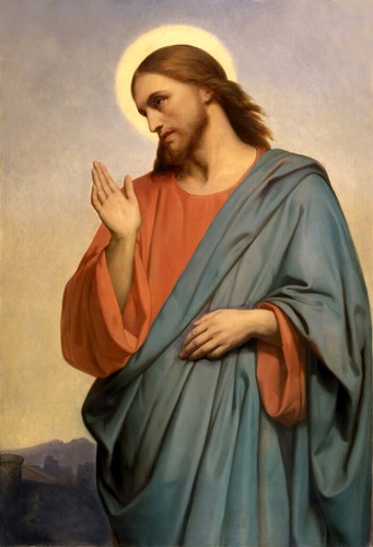 Arte giclée stampato gesù - arte,