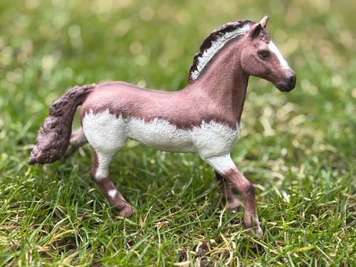 Cavallo schleich ridipinto - schleich,