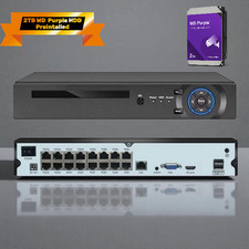 4K 16CH 8MP NVR 2TB +