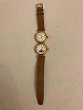 orologio al Quarzo Doppio Fuso Orario Alfex Vintage