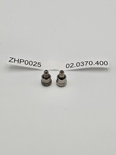 2x NOS Zenith EL PRIMERO RAINBOW Pulsanti PUSHERS Acciaio 02.0370.400 02.0470.40