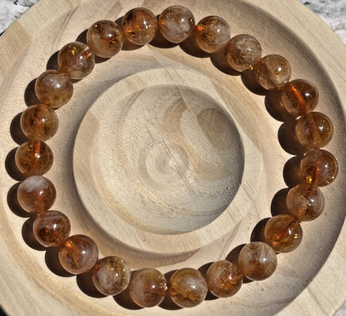 Bracciale citrino scuro - citrino,