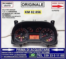 QUADRO STRUMENTI CONTA KM FIAT