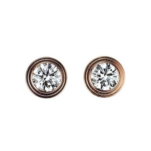 Orecchini cartier k18pg - cartier,