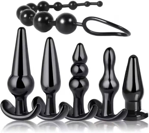 Kit pezzi plug anal training - pezzi,
