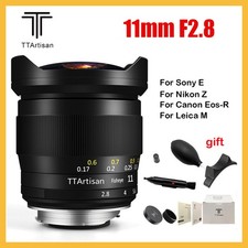 TTArtisan 11mm F2.8 Full Frame Fisheye Lens for Fuji Sony Nikon Canon Leica L/M