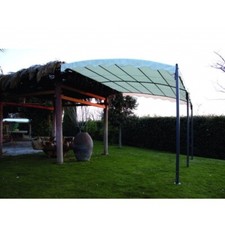 GAZEBO in metallo a MURO
