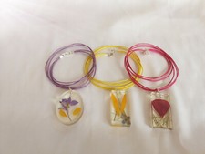 Collana pendente ovale