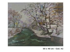 Quadro olio paesaggio - ad,