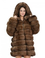 Brown 52 Horizontal Fox Fur