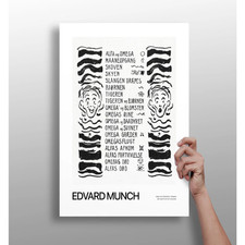 Stampa alluminio Edward MUNCH
