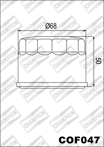 Cof047 filtro olio champion - filtro,