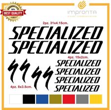 Kit adesivi SPECIALIZED 10 pezzi bici stickers bike disponibili vari colori