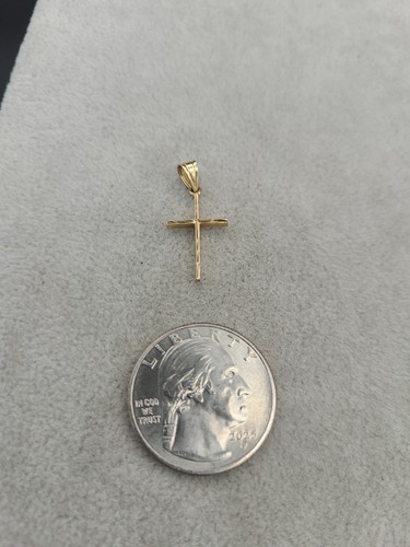Ciondolo croce delicata - delicata, 14k