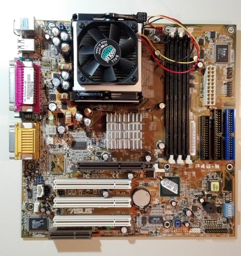 Motherboard asus p4b - p4b-m, +