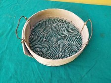 Antico setaccio da muratore in