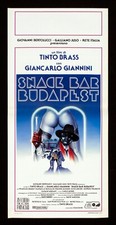 SNACK BAR BUDAPEST locandina poster Tinto Brass Giancarlo Giannini Erotico BA73