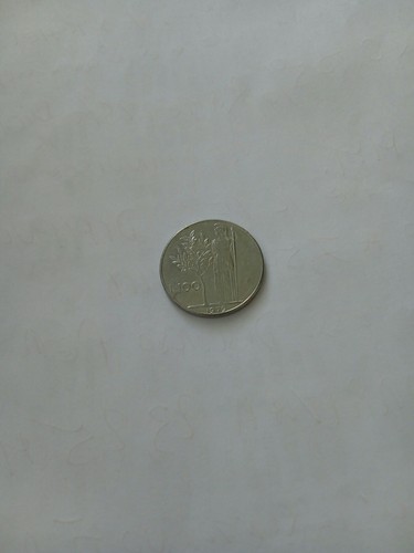 Moneta rara100 lire anno - moneta, di