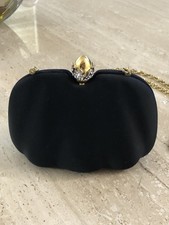 BORSA RODO SWAROVSKI ITALIA. BORSA POCHETTE CATENA BORSA DA SERA. GUSCIO RIGIDO.