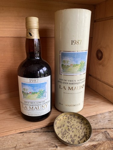 Bouteille mauny 1987 - la, rhum
