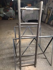 ANTICA SCALA IN LEGNO DA