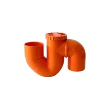 Sifone verticale chiuso in pvc