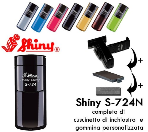 Timbro personalizzato shiny - personalizzato,