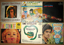 dischi 45 giri LOTTO 10 VINILI ANNI 60 70 80 ARTISTI VARI ITALIANI E STRANIERI