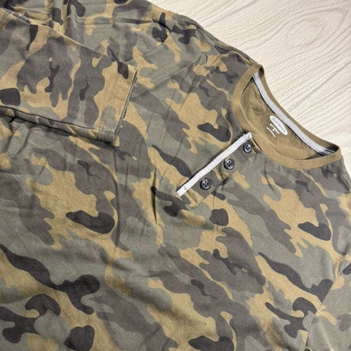 Old navy camo henley - old, shirt