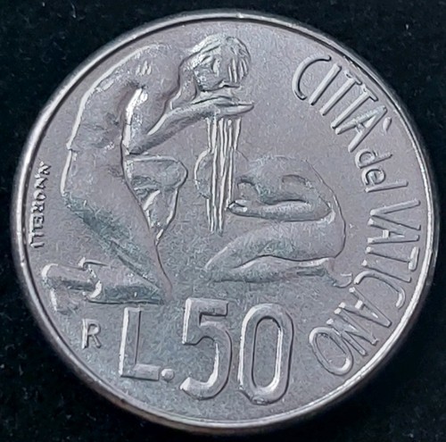 Moneta vaticano lire - lire, papa