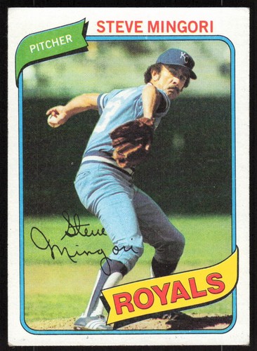 1980 topps 219 steve mingori - topps,