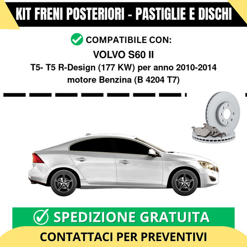 Kit freni posteriori - freni, per
