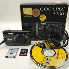 Nikon Coolpix A300 20MP Digital Camera HD 8x Optical Black Button Issue Pls Read