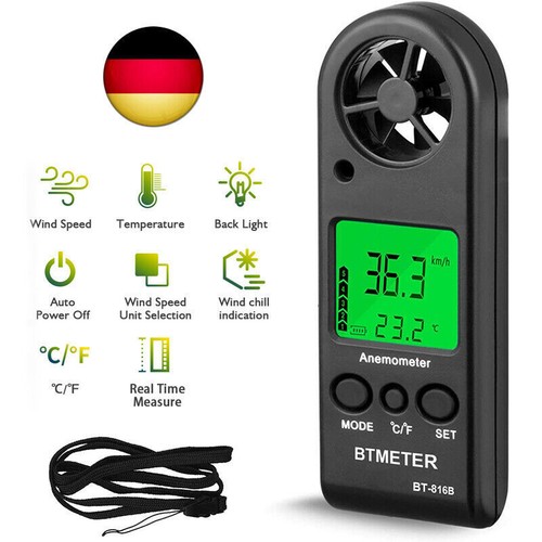 Mini anemometro digitale