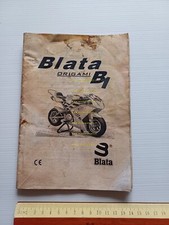 Blata Origami B1 minimoto 2006 manuale uso + catalogo ricambi originale