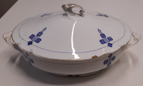 Zuppiera ovale ceramica - in,