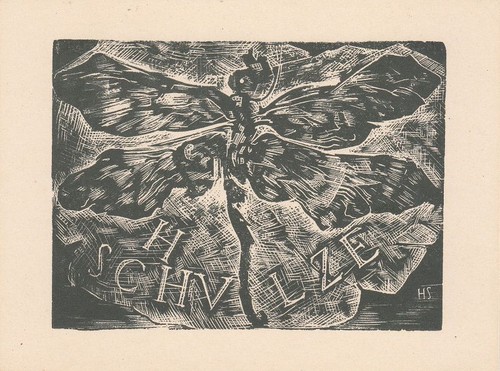 Exlibris bookplate holzstich - exlibris,