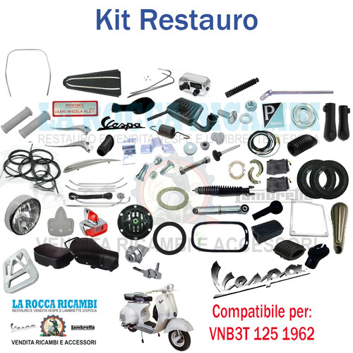 Kit restauro vespa 125 1962 - kit,