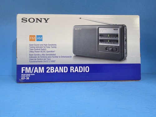 Sony icf band portable - sony, icf-38