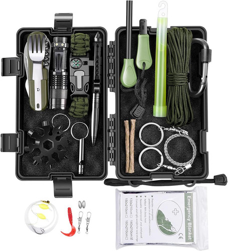 Kit sopravvivenza multiuso 15 - sopravvivenza,