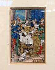 Banchetto nuziale, miniatura